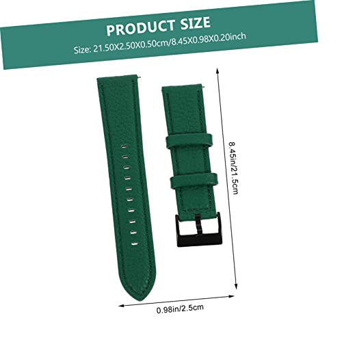 Correa de reloj cómoda para oficina Uonlytech con textura lichi resistente al sudor 2