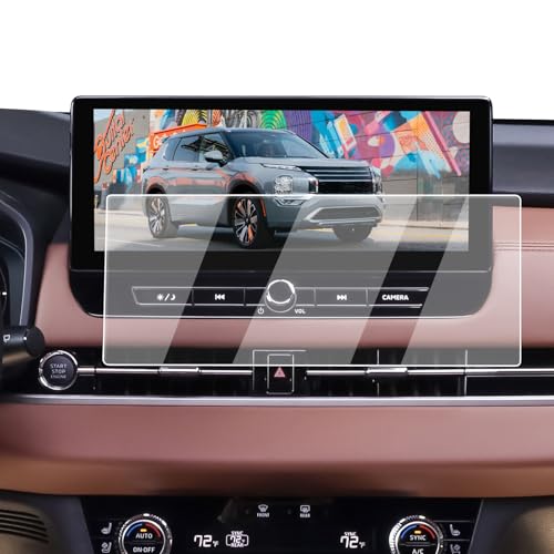Écran de navigation Mitsubishi Outlander 2025 protection verre trempé 9H pour finitions SE SEL