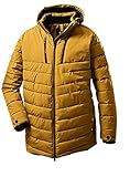 stoy stw 8 mn qltd jckt giacca trapuntata con cappuccio rimovibile – taglie forti, giallo, 3xl große größen tall uomo