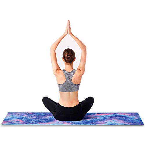 Dream Slim Gosweat Hot Yoga Towel Mat Yoga Towel Non Slip With Grips Super Absorbent 100% Microfiber Yoga Towel, 24In X 72In, Multicolor-Yellow #TOP5