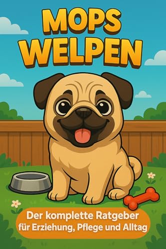 Mops Welpen: Der komplette Ratgeber für Erziehung,...