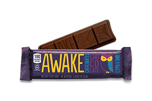 Miniatura 2 de Awake - Barra energética de chocolate con cafeína (12 unidades) de CANDY CABIN (chocolate oscuro)