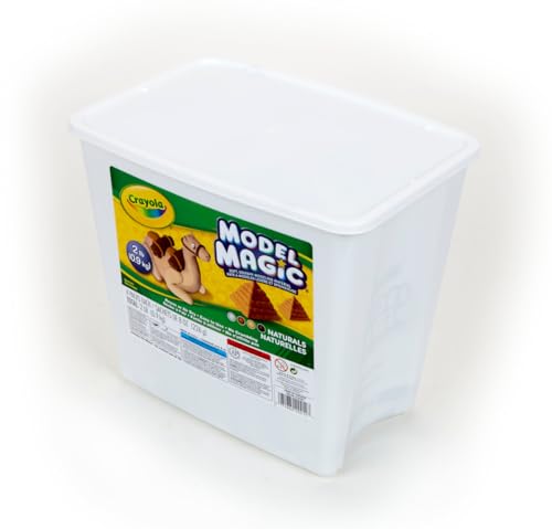 Crayola Model Magic Naturals, 4 Packs (8oz ea), Bulk Modeling Clay Alternative, Craft Supplies for Classrooms, 2 lb. Bucket by Crayola - Image 4