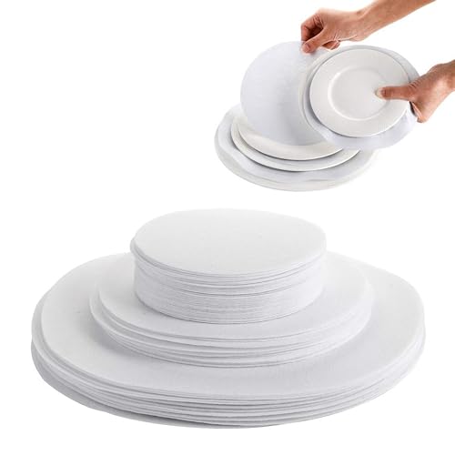 39 Pezzi Divisori Piastra Feltro, Proteggi Pentole E Padelle Divisori, Proteggi Padelle, per Posate, Protezione In Feltro, Divisori per Pentole, Protezione per Riporre Il Tavolo Della Cucina(Bianco)