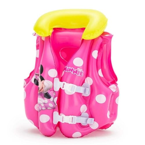 Colete Inflável Infantil Minnie, Bel, 51x46 cm
