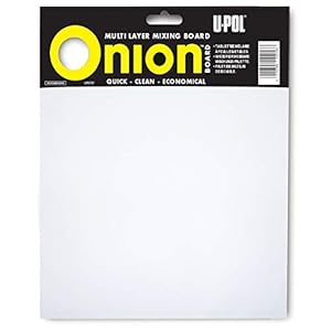 U-Pol Products 0737 Onion Board Multilayered Mixing Palette