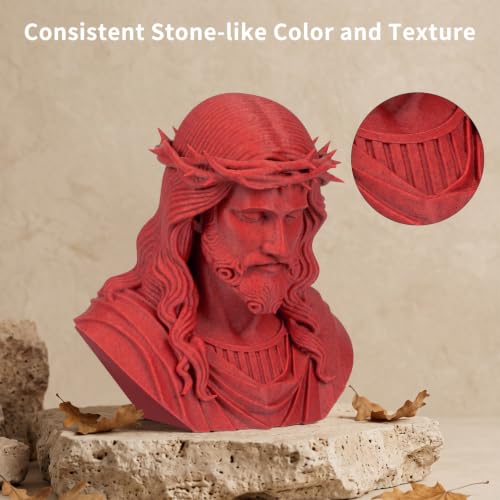 Image of iSANMATE 3D Printer Filament ASA Marble Red Granite, UV & Weather Resistant ASA Filament Perfect for Outdoor Functional Parts, for Bambu Lab 3D Printers,AMS,AMSLite, 1kg Spool (2.2lbs)