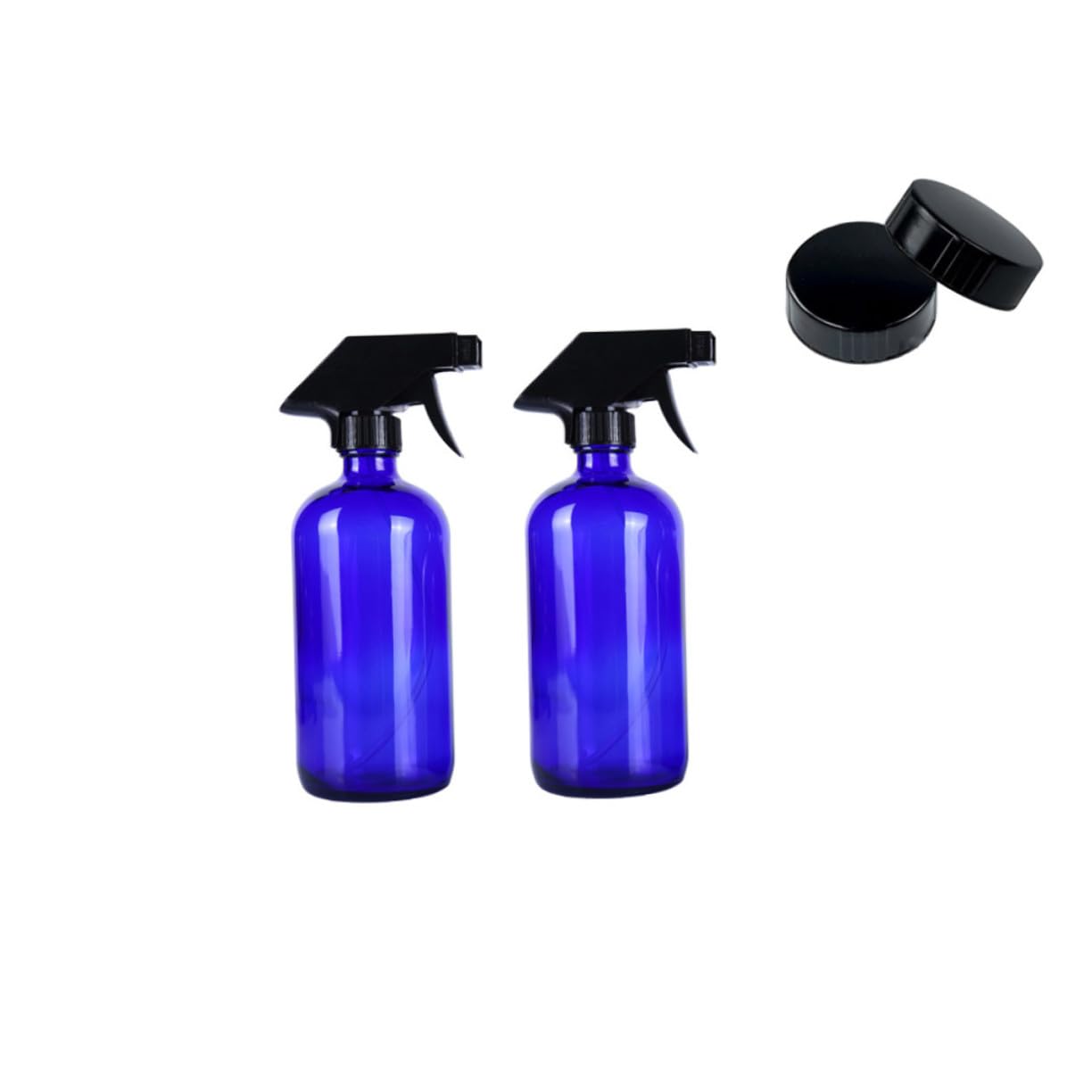 LIFKOME 3 pezzi Bottiglie Spray Ricaricabili in Vetro Trasparenti Blu e Marrone per e Profumi Nebulizzatore Compatto e Leggero per Viaggi e Cura Personale