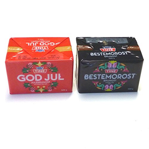 Brunost Kardamom und Bestemorost Molkenkäse Gudbrandsdalen 2 x 500g KÜHLBOX-Versand Cover