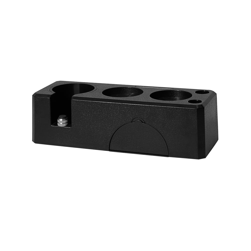 Hndhbfgrt For 51MM for 54MM 58MM Coffee Tamper Station Holder for Espresso Machine Accessories Espresso Tamping Station Organizer Black