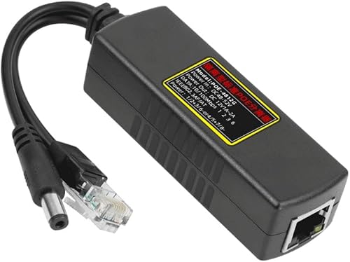 POE-4812G POE Splitter IEEE 802.3AF Standard 12V Output 48V Input for CCTV IP camera Security System