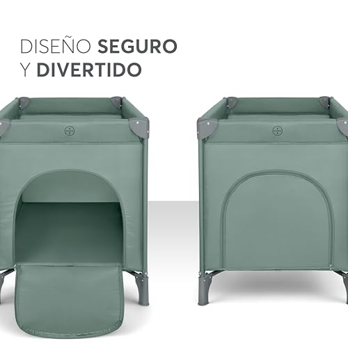 Miniatura 9 de Kikkaboo Cuna De Viaje So Gifted 2026, Cuna Bebe 120x60 Cm Hasta 15 Kg, Parque Plegable Con Bolsa De Transporte, Ligera Y Compacta, Verde