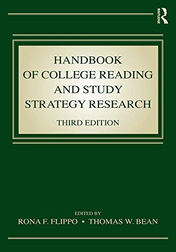Handbook of College Reading and Study Strategy Research      3rd Edition, Kindle Edition