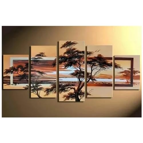 Diamond Painting Grand Format 225x113cm Arbre Broderie Diamant Kit Complet