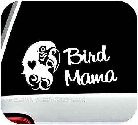 Bird Mama Parrot Decal Sticker for Car Window 8 Inch BG 309 image 5