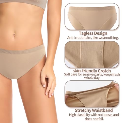Nude Dance Underwear Women and Girls Ballet Briefs Dance Undergarments Seamless Gymnastics Underpants4