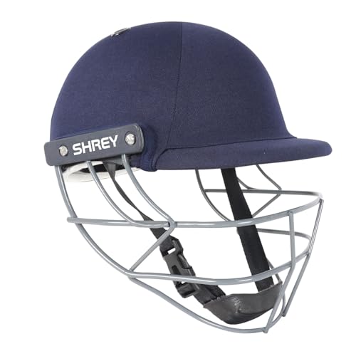 Image of Shrey Kids Performance 2.0 Steel Junior Cricket Helmet Navy Junior