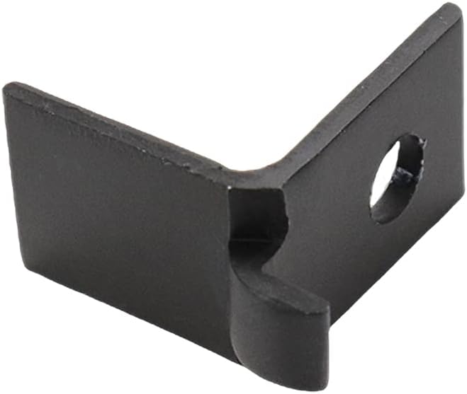 Antrader 20Pcs Adjustable Supports Clip,Pilaster Shelf Support Clip,Heavy Duty Metal Shelving Brackets Clips,Black