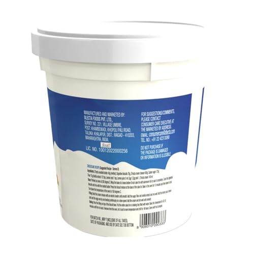 Image of D'lecta Cream Cheese 1 Kg - For Delicious Cheesecake