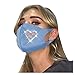 Produktbild Damen Mouth Shield Washable Reusable Masken mit Strass Schutzmaske Gesichtsmaske Faces Protection Bandanas Schlauchschal Mundmasken Mundschutz Halstuch (Blau)