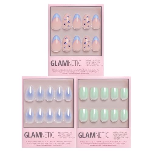 Glamnetic Press-On Nails Bundle - Fresh Cool Edit | 3