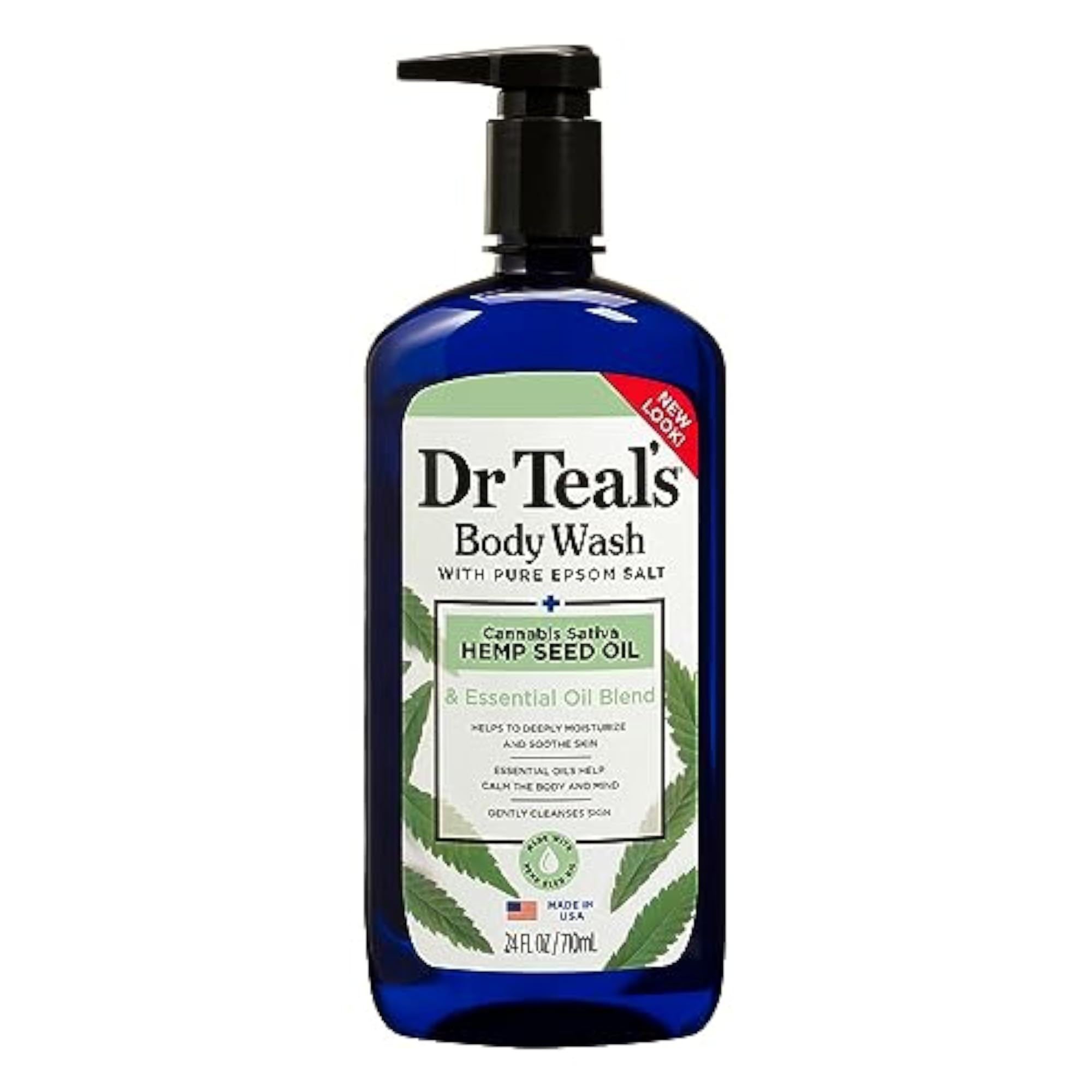 Teal's Epsom Salt Body Wash with Hemp Seed Oil, 710ml