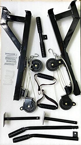 Image of IRIS Fitness 20in1 Wall-Mounted Homegym for Cable Crossovers, LAT Pull Downs, Triceps Extensions, Forearm Home Gym Equipment
