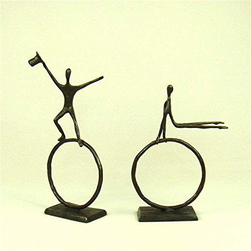 Objet de collection décoratif statue cuivre miniature métal - 5