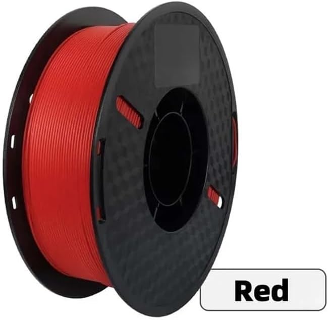 Universal 3D Printer Filament PLA, Multicolor, Tangle-Free, Bubble-Free, 200g/Roll, 1.75mm(PLA Red)