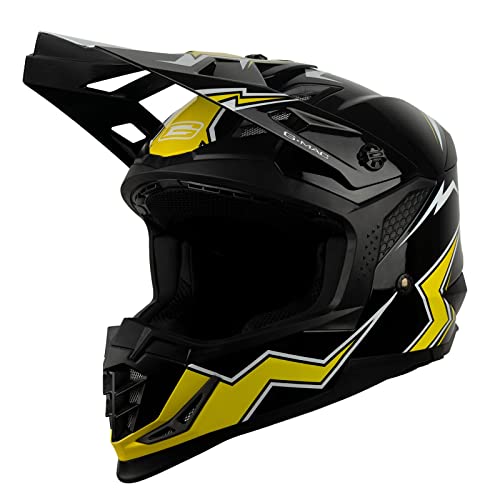 G-Mac Sting Evo Full Face Off Road MX Enduro Motorbike ACU Approved Helmet