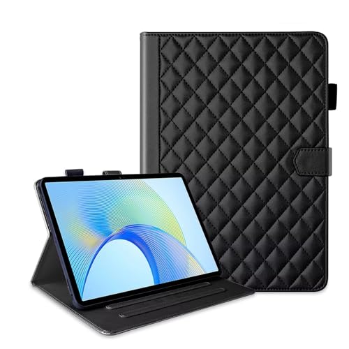 Funda para Honor Pad X9 de 11.5 pulgadas en cuero PU negro con soporte ajustable