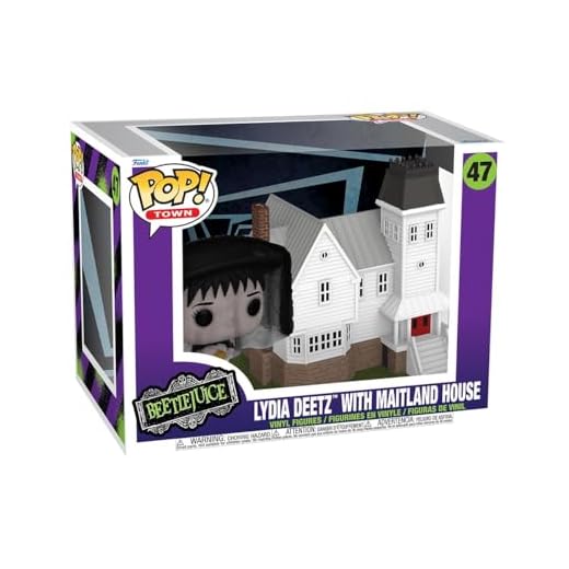 Funko Pop! Town: Beetlejuice – Deetz House with Lydia Deetz- Figura de Vinilo Coleccionable - Idea de Regalo - Mercancia Oficial - Juguetes para Niños y Adultos - Movies Fans