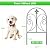 Skcoipsra Decorative Garden Fence 19 Pack, 24in(H) x 20ft(L) Animal Barrier Fence, Rustproof Metal Fencing for Yard, Dog Rabbits Wire Section Garden Edging Border for Yard Patio Garden, Arched