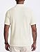 JMIERR Mens Golf Polo Shirt Short Sleeve Casual Beach Button Up Vacation Knit V Neck Shirt Texture, M, Beige