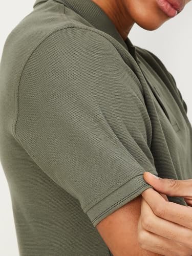 Image of Max Men's Half Sleeves Regular Fit Solid Polo T-Shirt