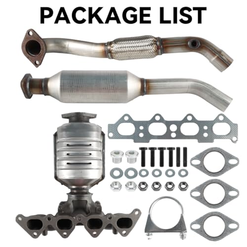 Panidarun Front and Rear Catalytic Converter Kit Compatible with Hyundai Elantra 2004-2006 2.0L, Replece #54774, 16472, 18298 (EPA Compliant) by Panidarun - Image 4