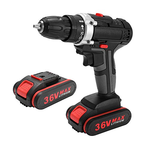 XiaoXIN 36V Multifunktionale Akku-Bohrmaschine Hochleistungs-Lithiumbatterie Drahtlose wiederaufladbare…