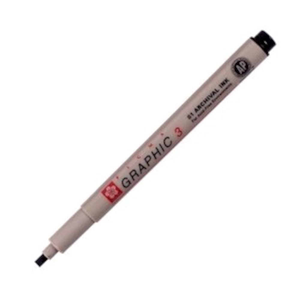 Amazon | Sakura XSDK3-49 Black Graphic Drawing Pen 3.0mm