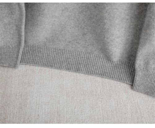 Men's Australian Wool Lapel Pullover Long Sleeved Sweater Loose Top Business Casual Knit Base Jumper3