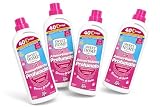 Ammorbidente Profumato Concentrato Gocce di Seta – 40 Lavaggi – Profumo Intenso e Persistente – Bucato Morbido e Fresco – Per Lavatrice e Lavaggio a Mano – Made in Italy - 4 Unita da 1L