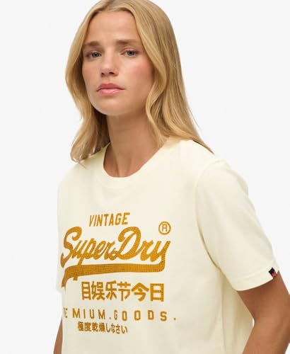T shirt avec logo fantaisie femme Superdry Vintage - vue 4