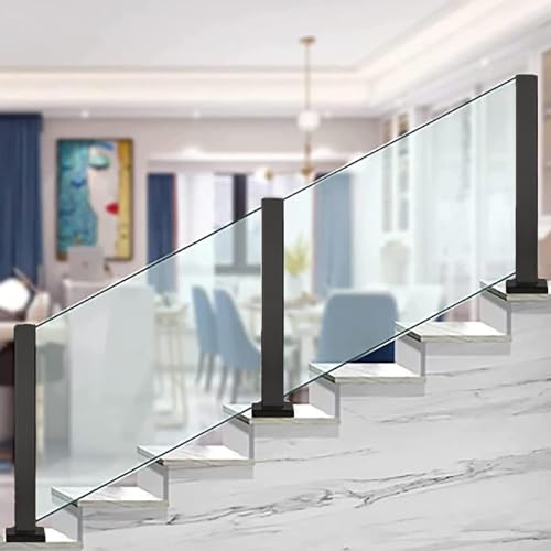 Clips de balustrade en aluminium pour rénover une clôture d'escalier