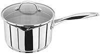 Stellar 7000 Draining Lid Stainless Steel Saucepan (18cm)