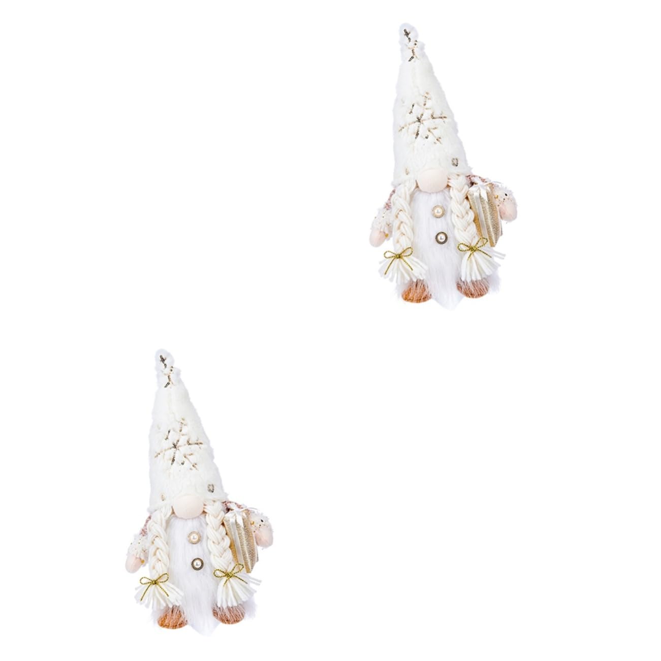 Abaodam 2piezas GNOME Navideño con Luz Led Muñeco Decorativo De Navidad para Fiestas Adorno De Escritorio y Centro De Mesa para Decoración Festiva