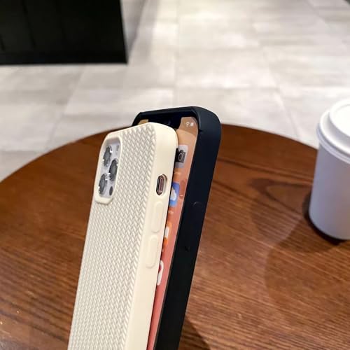 Image of Microfiber Candy Case Compatible for iPhone 13 Case Shockproof Slim Back Cover Liquid Silicone Case (Black)