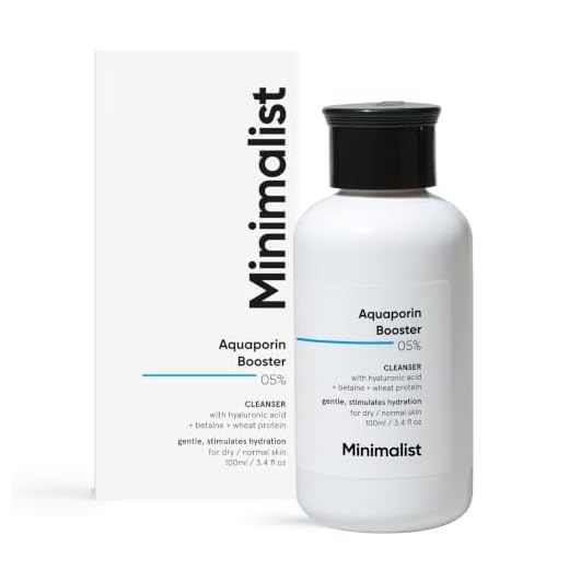 Minimalist 5% Aquaporin Booster | Hydrating Face Wash For Dry Skin with Hyaluronic Acid | Sulphate Free | Non-drying Cleanser | For Women & Men (100 ml)