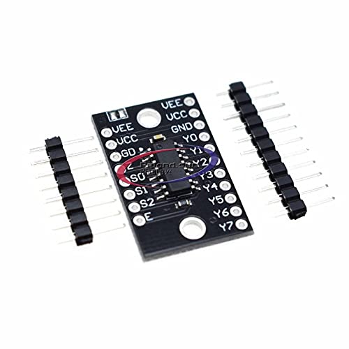 Reland Sun 74HC4051 Módulo selector multiplexor analógico de 8 canales Mux