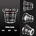Meike 8mm T2.9 Mini Fixed Prime Manual Focus Wide-Angle Cinema Lens for M43 Micro Four Thirds MFT Mount Cameras BMPCC 4K Z CAM E1 E2 Black
