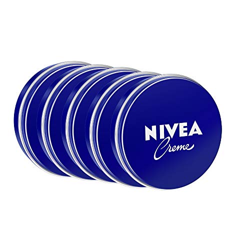 NIVEA Lot de 5 (5 x 30 ml) - Crème hydratante pour la peau - Soin intensif - Crème pour le corps tout usage pour toute la famille