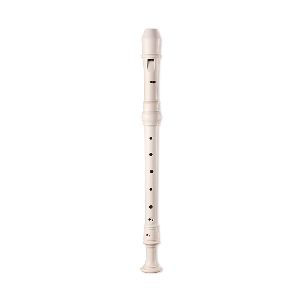 Woodi Alto Recorder WRA-302BWH Ivory White 3-Piece Baroque